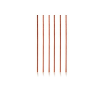Gin Tribe Gift Tribe Collective Copper Straws Rose Gold Set Of 6