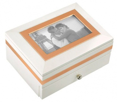 Photo of Large Picture Frame Jewellery Box - Rose Gold
