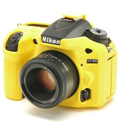 Photo of easyCover PRO Silicon DSLR Case for Nikon D7100 and 7200 - Yellow