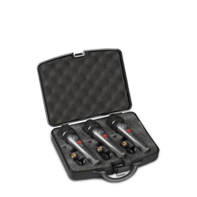 Photo of Wharfedale Pro DM5.0s 3-Pack Microphones in Carry Case movie
