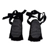 Women Silicone Anti Skid Toeless Grip Yoga Socks with Ribbon Photo