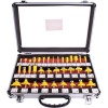 Tork Craft Router Bit Set 35 Piece Alum.Case Glass 1/4" Photo