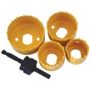 Tork Craft Hole Saw Set 5 Piece Carbon Steel Photo