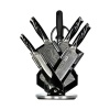 Stainless Steel Cutlery Knives Set and Tool Holder - 6 Piece Photo