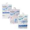 Bulk Pack x 3 Plastic Shower Curtain 180 x 180cm with 12 Hooks Photo