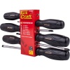 Tork Craft Screw Driver Set 6 Piece Black Handle Photo