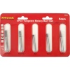 Tork Craft Rotary Burr Set 5 Piece Asstd 6mm Dia Tungsten Photo