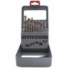 Tork Craft Drill Bit Set 19 Piece HSS Ground Bright Finish Photo