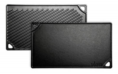 Photo of Lodge - Logic Cast Iron Double Reversible Grill Griddle