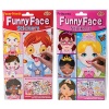 Bulk Pack x 3 Stickers Funny Face Photo