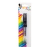 Bulk Pack x 12 Pen Ball Gel Black 2piece Carded Photo