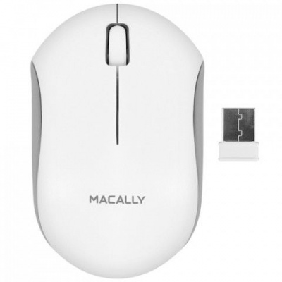 Photo of Macally Wireless Optical RF Mouse - White