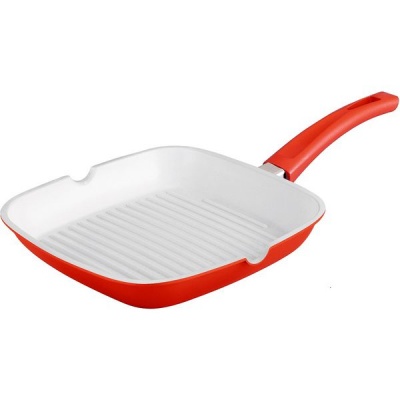 Photo of Royalty Line 28cm Ceramic Coating Grill Pan - Red