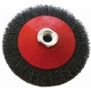 Tork Craft Wire Cup Brush Crimped Bevel Plain 115mmxm14 Blister Photo