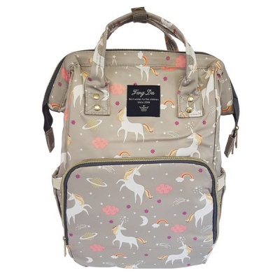 Photo of Backpack Nappy Bag - Unicorn Grey