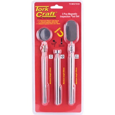 Photo of Tork Craft Magnetic Inspection Tool Set 3 pieces 2 X Insp. Mirror 1 X Pick Up