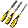 Tork Craft Wood Chisel 140mm Blade 3 pieces 13/19/25 With Pvc Handle Photo