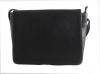 Kingkong Leather 13" Messenger - Black Photo