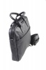 Kingkong Leather Slim 13" Crossbody Laptop Bag - Black Photo
