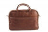 Kingkong Leather Slim 15" Crossbody Laptop Bag - Brown Photo