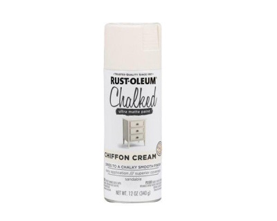 Photo of Rust Oleum Rust-Oleum Chalked Paint Spray Chiffon Cream 340g
