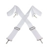 Marching Bass Drum Strap - White Photo