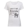 What if i Fall.. - Ladies - T-Shirt - White Photo