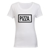 Pizza. - Ladies - T-Shirt - White Photo
