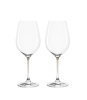 Leonardo Clear Wine Glass with Chestnut Brown Stem LA Perla Set of 2 Photo