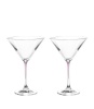 Leonardo Cocktail Glass with Purple Stem LA Perla Set of 2 Photo