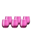 Leonardo Drinking Glass Tumbler Violet Purple SORA Set of 6 Photo
