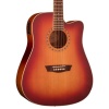 Washburn WD7SCE Solid Spruce Top Acoustic Electric Guitar with EQ/Tuner Photo