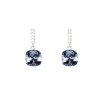 Civetta Spark JiaJia Swarovski Denim Blue Earrings Photo