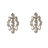 Civetta Spark Art deco Swarovski Silver Shade earrings Photo