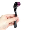 540 Titanium Microneedle Derma Roller 0.5mm - Black & Purple Photo