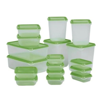 Photo of IKEA Pruta 17 Piece Set Food Containers