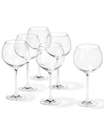 Leonardo Burgundy Glass Red Wine or Gin Goblet Cheers 750ml Set of 6