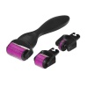 3" 1 Titanium Face Skin Care Derma Roller Kit- Black Photo