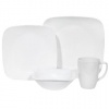 Corelle Pure White Square 16 pieces Dinner Set Photo