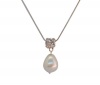Pear Cut Fresh Water Pearl Necklace Photo