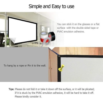 Photo of Professional 4:3 PVC Fabric Projector Screen - 84"