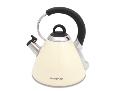 Snappy Chef 22 Litre Whistling Kettle Beige