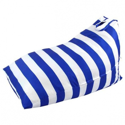 Photo of Large Capacity Stuffed Dolls Storage Bag - Blue Stripes