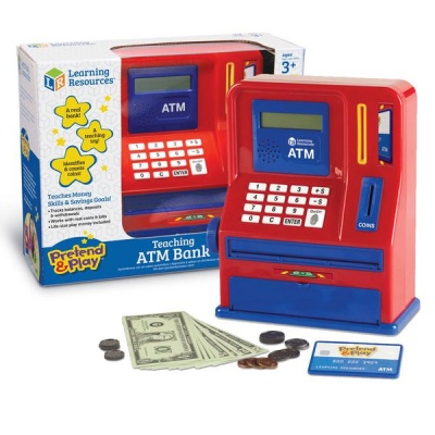 Photo of Learning Resources Pretend & Play Teaching ATM Bank