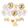 Oh Baby - Baby Shower Party Decor Set - Gold Photo