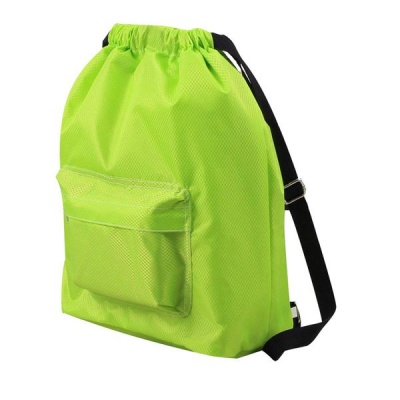 Photo of Wet & Dry Separation Drawstring Shoulder Bag - Green