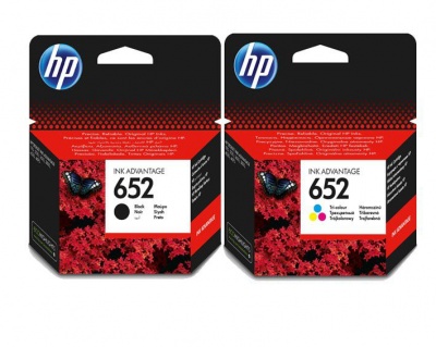 Photo of HP 652 Black 652 Tri-Colour Original Ink Cartridge Bundle