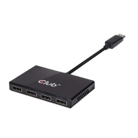 Club 3D Mst Hub Displayport To Quad Monitor With Usb Power