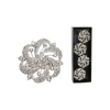 Bello Progetti - Diamante Swirl Napkin Ring - 2 x Set/4 Photo