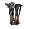 Berlinger Haus 7-Piece Non-Stick Kitchen Utensil Set - Ebony Maple Photo